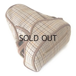 画像2: カメラケース 一眼レフ　ミラーレス 5サイズ　ブラウンチェックウール　 おしゃれ Canon EOS Kiss M, X9i, X9, X8i, M100, Nikon D5600, D5300, D3400, LUMIXGF9, OLYMPUS OM-D E-M10 Mark III, Sony a6300