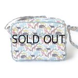 通園バッグ　ショルダーバッグ　幼稚園バッグ：リバティ・キュー・フォー・ザ・ズー（ライトブルー）　 おしゃれ かわいい