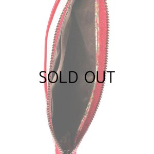 画像3: 【送料無料】スマホポーチ 入れたまま操作 リバティ クレアオード（レッド） コーティング おしゃれ かわいい スマホバッグ お財布ショルダー スマホケース 斜めがけ ショルダーバッグ  ポシェット タッチスクリーン SHOKO MIYAMOTO