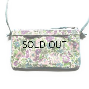 画像2: 【送料無料】スマホポーチ 入れたまま操作  リバティ エミリー（パープル）コーティング おしゃれ かわいい スマホバッグ お財布ショルダー スマホケース 斜めがけ ショルダーバッグ  ポシェット タッチスクリーン SHOKO MIYAMOTO