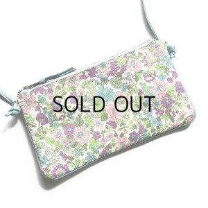 画像4: 【送料無料】スマホポーチ 入れたまま操作  リバティ エミリー（パープル）コーティング おしゃれ かわいい スマホバッグ お財布ショルダー スマホケース 斜めがけ ショルダーバッグ  ポシェット タッチスクリーン SHOKO MIYAMOTO