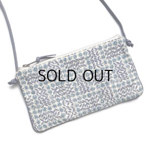 画像4: 【送料無料】スマホポーチ 入れたまま操作 リバティ スリーピングローズ （パープル） コーティング おしゃれ かわいい スマホバッグ お財布ショルダー スマホケース 斜めがけ ショルダーバッグ  ポシェット タッチスクリーン SHOKO MIYAMOTO