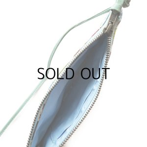 画像3: 【送料無料】スマホポーチ 入れたまま操作 リバティ キューフォーザズー（ライトブルー）コーティング おしゃれ かわいい スマホバッグ お財布ショルダー スマホケース 斜めがけ ショルダーバッグ  ポシェット タッチスクリーン SHOKO MIYAMOTO