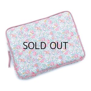 画像1: ノートパソコンケース  リバティ  クレアオード（ピンク） コーティングタイプ　 Mac book Pro 13 インチ, Mac book Air 13インチ, Surface laptop 13.5インチ　おしゃれ　かわいい