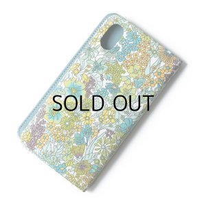 画像3: 【送料無料】リバティiPhone14/14Pro/14Pro Max/14Plus ケース・手帳型　マーガレットアニー（グリーン） おしゃれ  かわいい　マグネットを使わないのでカード安全