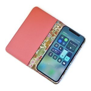 画像5: 【送料無料】iPhone XR iPhone XS iPhone X ケース手帳型  リバティ エミリアズフラワーズ SHOKO MIYAMOTO おしゃれ かわいい マグネット無しでカード安全 スマホケース アイフォンケース Liberty