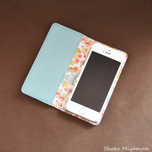 かわいいiphone6sケース 手帳型 リバティ ナンシーアン ピンク Iphone6 Iphone6s Shoko Miyamoto