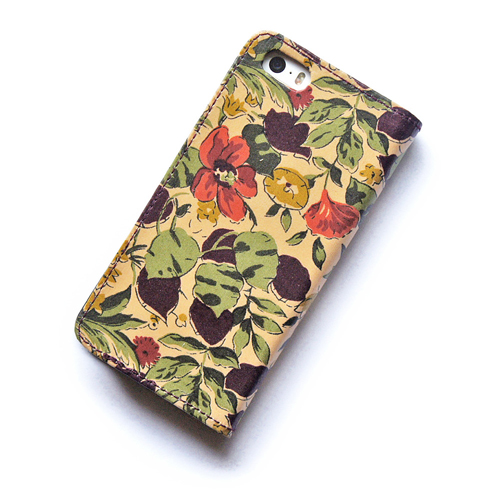 Iphone6s Plusケース 手帳型 リバティ ポピー オネスティ ワイン おしゃれ かわいい Iphone6 Plus Iphone6s Plus Shoko Miyamoto