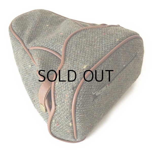 画像2: カメラケース 一眼レフ　ミラーレス 5サイズ　モスグリーンミックスツィード　 おしゃれ Canon EOS Kiss M, X9i, X9, X8i, M100, Nikon D5600, D5300, D3400, LUMIXGF9, OLYMPUS OM-D E-M10 Mark III, Sony a6300