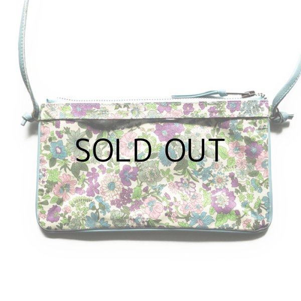 画像2: 【送料無料】スマホポーチ 入れたまま操作  リバティ エミリー（パープル）コーティング おしゃれ かわいい スマホバッグ お財布ショルダー スマホケース 斜めがけ ショルダーバッグ  ポシェット タッチスクリーン SHOKO MIYAMOTO