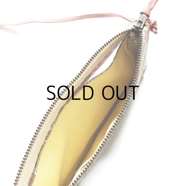 画像3: 【送料無料】スマホポーチ 入れたまま操作　リバティ マーガレットアニー（ピンク）コーティング おしゃれ かわいい スマホバッグ お財布ショルダー スマホケース 斜めがけ ショルダーバッグ  ポシェット タッチスクリーン SHOKO MIYAMOTO