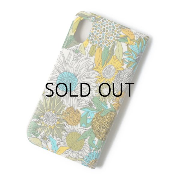 画像3: 【送料無料】iPhone XR iPhone XS iPhone X ケース・手帳型：リバティ・スモールスザンナ（イエローII）おしゃれ  かわいい　マグネットを使わないのでカード安全